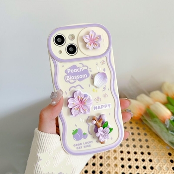 SKYMIND TPU vāciņš iPhone 13/14 Pro Max, push-pull dizains, līmēta izstrāde, pretnokrišanas aizsardzība, Ins stils