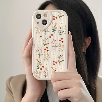 Kryt na mobil TPU – vzor Pattern Painted Flowers, kompatibilný s iPhone 16 Pro Max