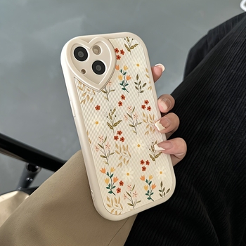 Kryt na mobil TPU – vzor Pattern Painted Flowers, kompatibilný s iPhone 16 Pro Max
