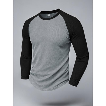 Tricou de antrenament termic tricotat cu mâneci lungi – Material: Mitsubishi Meiyabi; Material principal: Acrilic; Grosime: Ultra gros (501–600 g/m²); Conținutul principal de material: Sub 30%