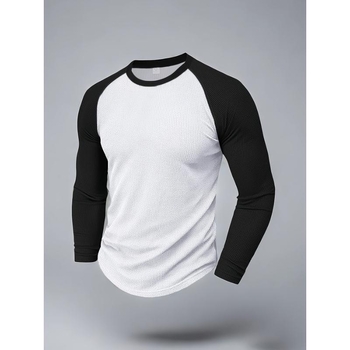 Tricou de antrenament termic tricotat cu mâneci lungi – Material: Mitsubishi Meiyabi; Material principal: Acrilic; Grosime: Ultra gros (501–600 g/m²); Conținutul principal de material: Sub 30%