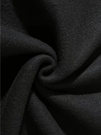 Moteriškas megztinis su gobtuvu — ilgos rankovės, apvali kaklo iškirptė, poliesteris, ruduo 2025