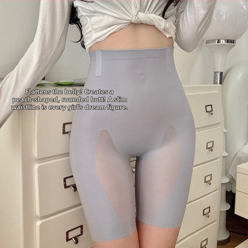 Шейпър боксерки с висока талия, дишаща нейлонова материя, контрол на корема, повдигане на ханша, без видими следи