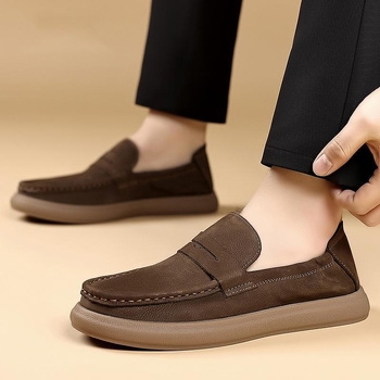 M8801 Laivu kurpes ar konopju augšpusi, Brogue Wing raksts, ādas pirksta daļa, vidējais augstums