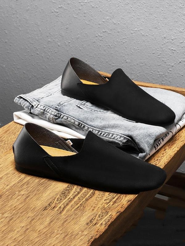 Vīriešu ikdienas loaferi ar džinsa augšpusi, smailains purns, augsts atvērums, vasara