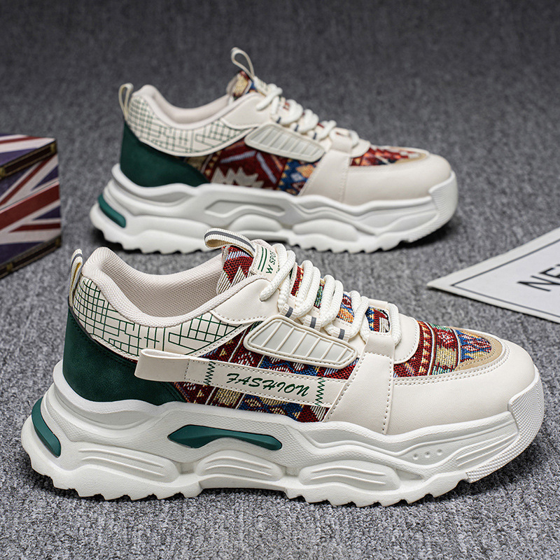 Muške casual tenisice s prozračnim mrežastim gornjim dijelom, pogodne za sve sezone, vezanje, niski profil, protuklizna potplat od plastike oblikovane injekcijom.