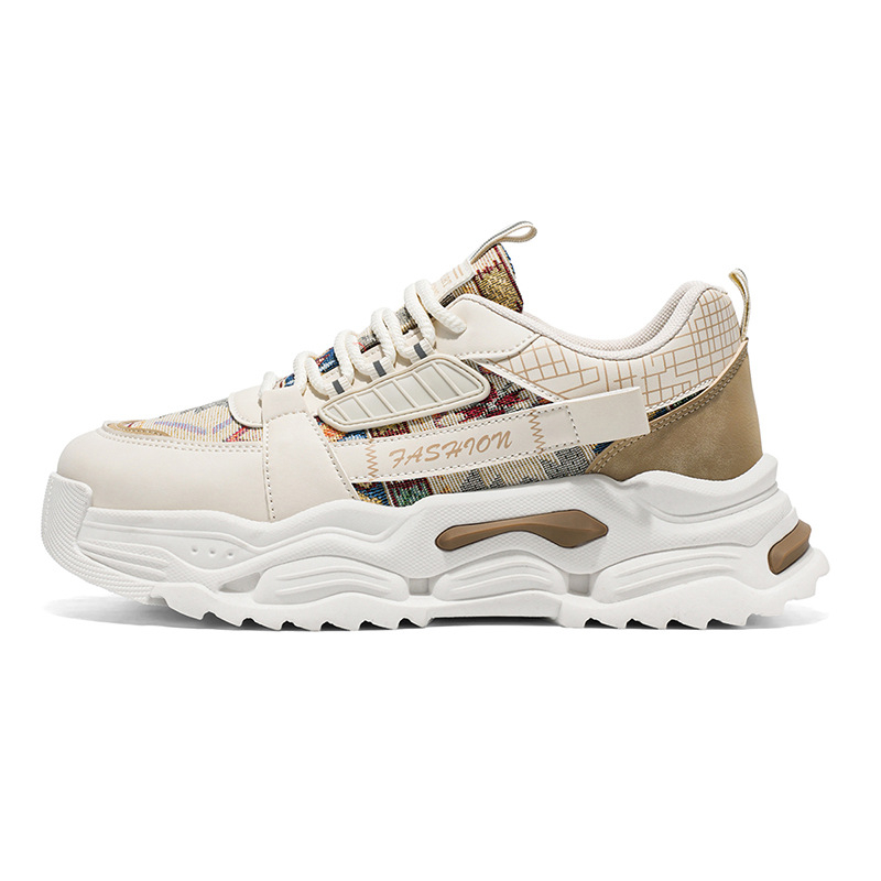 Muške casual tenisice s prozračnim mrežastim gornjim dijelom, pogodne za sve sezone, vezanje, niski profil, protuklizna potplat od plastike oblikovane injekcijom.