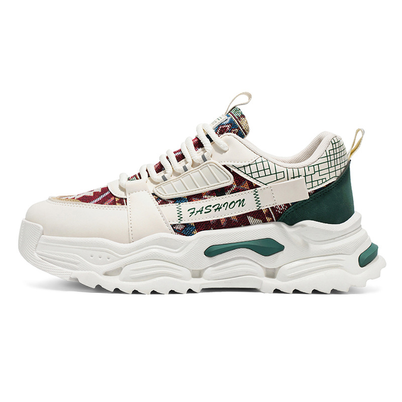 Muške casual tenisice s prozračnim mrežastim gornjim dijelom, pogodne za sve sezone, vezanje, niski profil, protuklizna potplat od plastike oblikovane injekcijom.