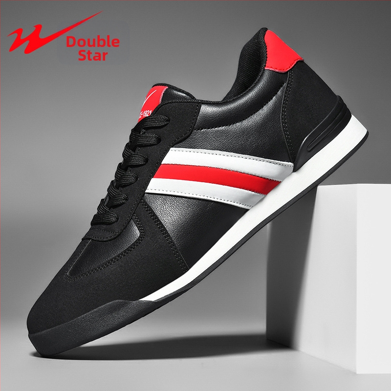 Double Star kasdieniniai raišteliniai bateliai – unisex, žemas viršus, viršutinė dalis iš sintetinės odos, vidus iš tinklo, tekstilinė įdėklo