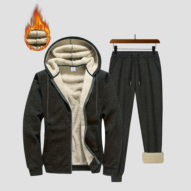 Vīriešu kapucēta jaka ar flīsu oderi, vienkrāsaina, poliester audums, oderes poliesteris, polo apkakle, garas piedurknes, ziemas stilā