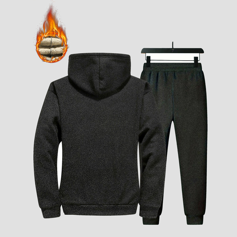 Vīriešu kapucēta jaka ar flīsu oderi, vienkrāsaina, poliester audums, oderes poliesteris, polo apkakle, garas piedurknes, ziemas stilā