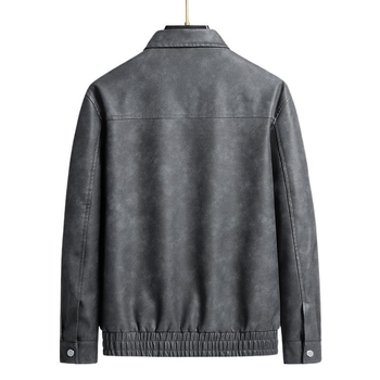 Vīriešu jaka ar kapuci un reveru apkakli, brīvs griezums, plāna auduma, 90% poliesters