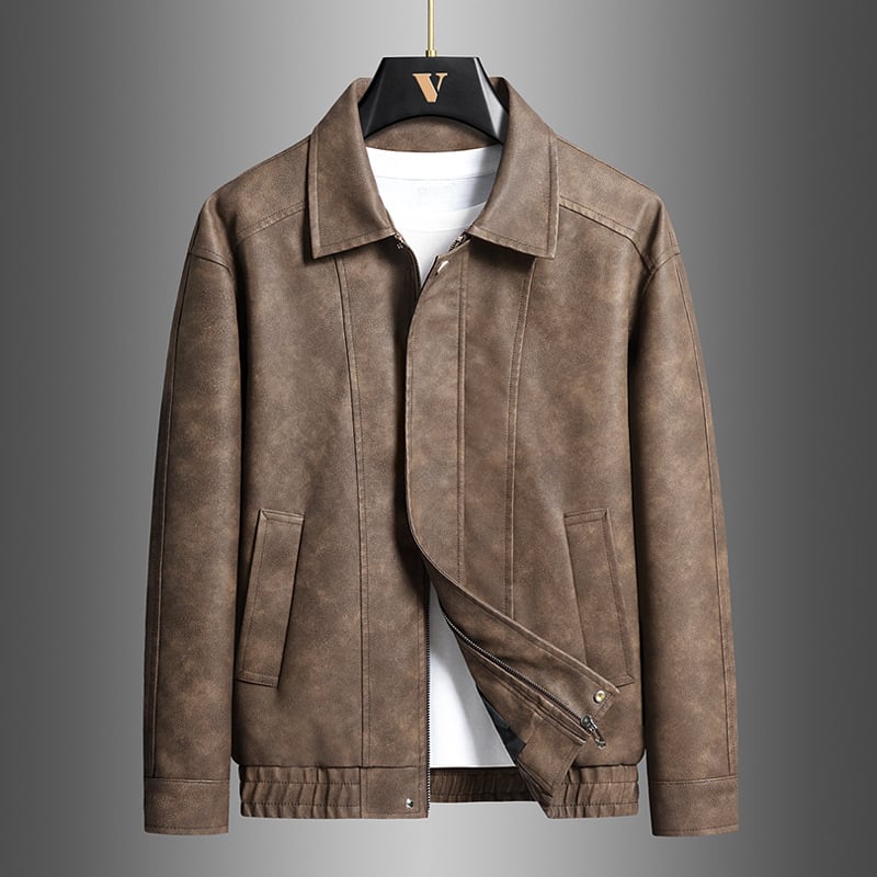 Vīriešu jaka ar kapuci un reveru apkakli, brīvs griezums, plāna auduma, 90% poliesters