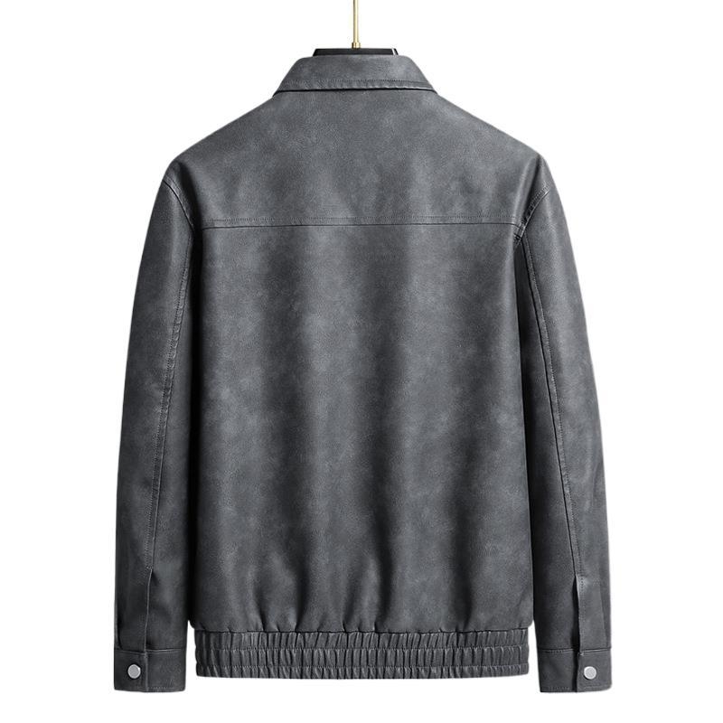 Vīriešu jaka ar kapuci un reveru apkakli, brīvs griezums, plāna auduma, 90% poliesters