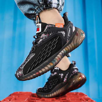 Skrējiena kurpes ar Flyknit augšdaļu, EVA zolīte, izturīga gumijas zole, vieglas, ar šoka absorbciju