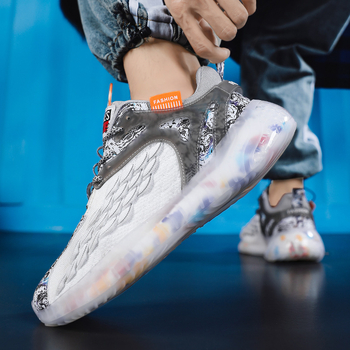 Skrējiena kurpes ar Flyknit augšdaļu, EVA zolīte, izturīga gumijas zole, vieglas, ar šoka absorbciju