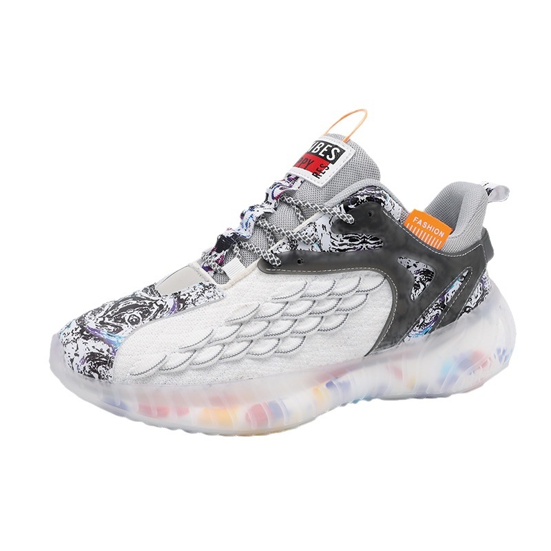 Skrējiena kurpes ar Flyknit augšdaļu, EVA zolīte, izturīga gumijas zole, vieglas, ar šoka absorbciju