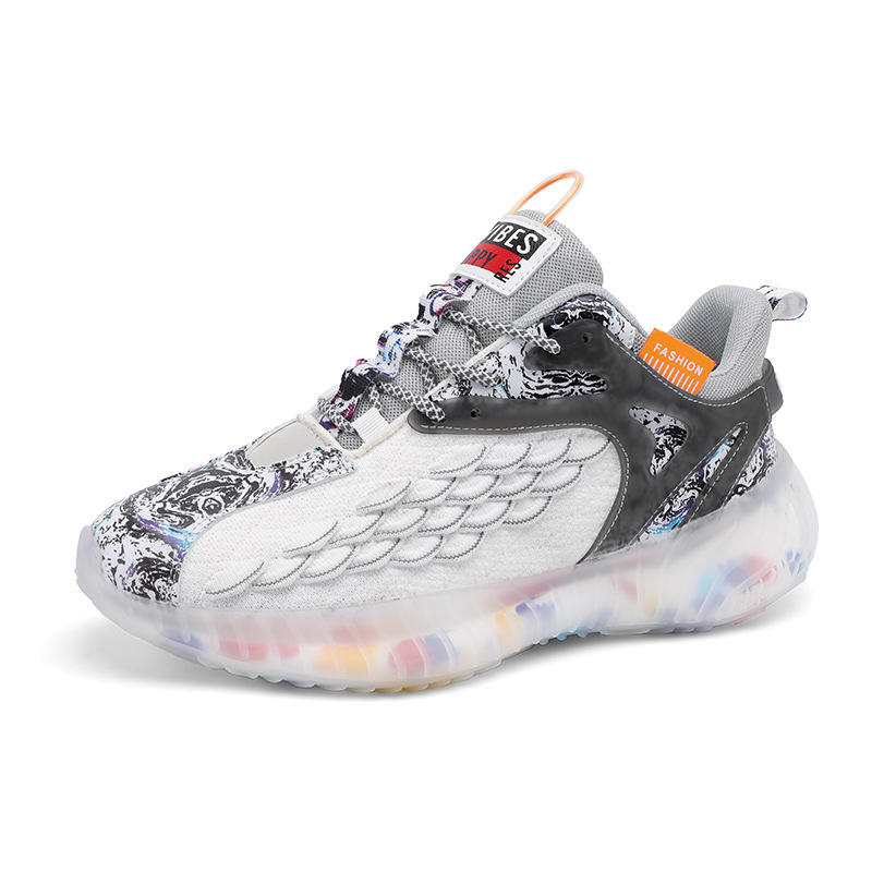 Skrējiena kurpes ar Flyknit augšdaļu, EVA zolīte, izturīga gumijas zole, vieglas, ar šoka absorbciju