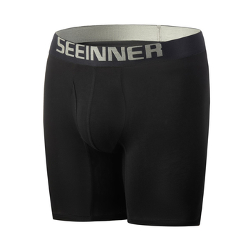 Vīriešu garās bokseršorti no viskozes, elpojošas, vidējā josta, vienkrāsainas, krots daļa no Spandexa