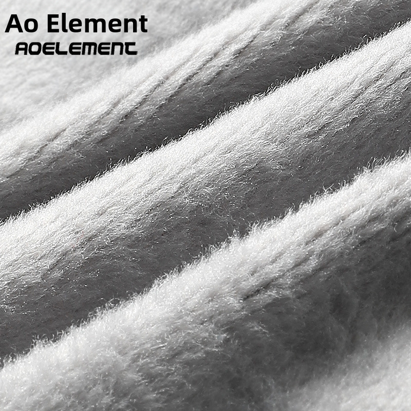 Pánske teplé boxerky s fleecovou podšívkou, pletené tkaniny, bezšvové, stredný pás, polyesterová tkanina