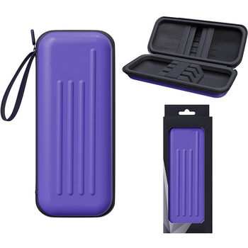 3 nodalījumu darts uzglabāšanas soma, bieza izturība pret kritieniem, pārnēsājamais rokturis, PU materiāls, neatkarīgi nodalījumi aizsardzībai