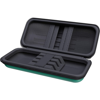 3 nodalījumu darts uzglabāšanas soma, bieza izturība pret kritieniem, pārnēsājamais rokturis, PU materiāls, neatkarīgi nodalījumi aizsardzībai