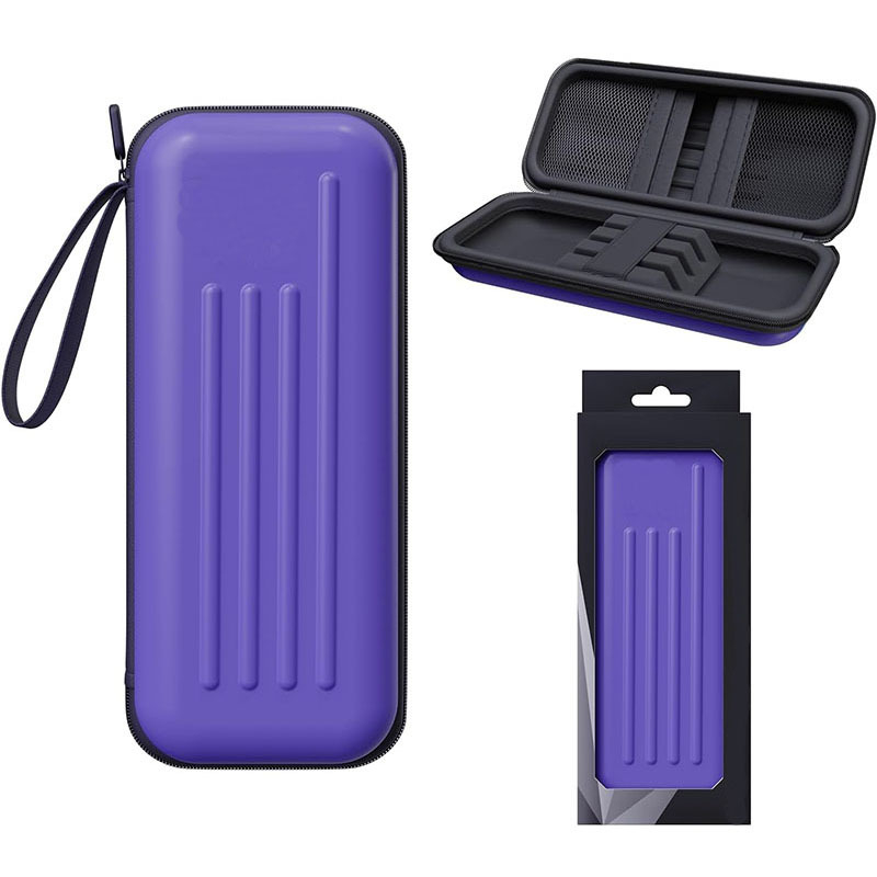 3 nodalījumu darts uzglabāšanas soma, bieza izturība pret kritieniem, pārnēsājamais rokturis, PU materiāls, neatkarīgi nodalījumi aizsardzībai