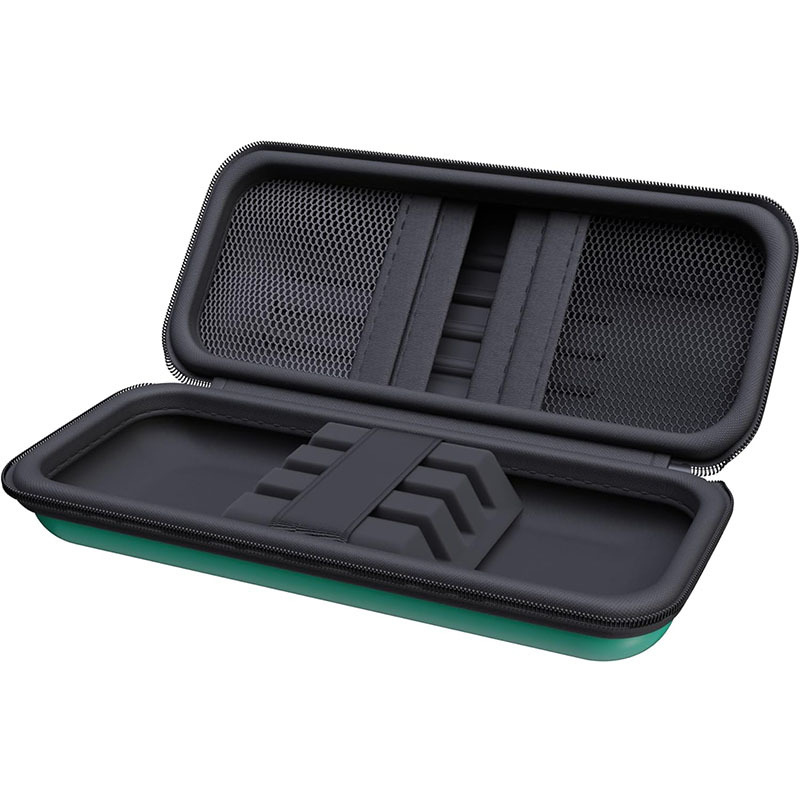 3 nodalījumu darts uzglabāšanas soma, bieza izturība pret kritieniem, pārnēsājamais rokturis, PU materiāls, neatkarīgi nodalījumi aizsardzībai