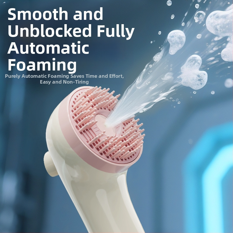 Преносима ръчна електрическа четка за къпане с балончета за домашни любимци – за кучета и котки, премахва свободна козина, ABS