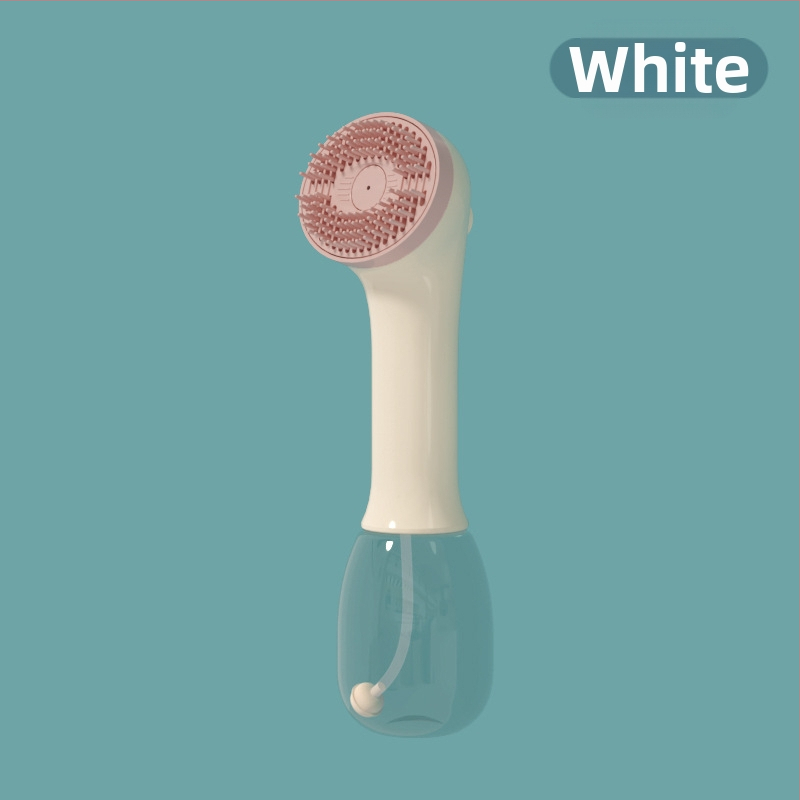 Portatīvā rokas elektriskā dušas suka suņiem un kaķiem ar burbulīšiem – noņem vaļīgo apmatojumu, ABS materiāls