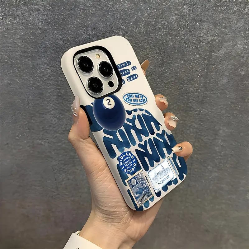 iPhone 11–14 Pro/Max dėklas su dviejų sluoksnių plėvele, šilumos perdavimo spausdinimas, atsparus smūgiams, įbrėžimams ir kritimams