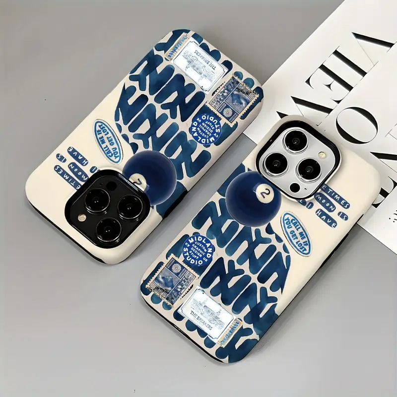 iPhone 11–14 Pro/Max dėklas su dviejų sluoksnių plėvele, šilumos perdavimo spausdinimas, atsparus smūgiams, įbrėžimams ir kritimams