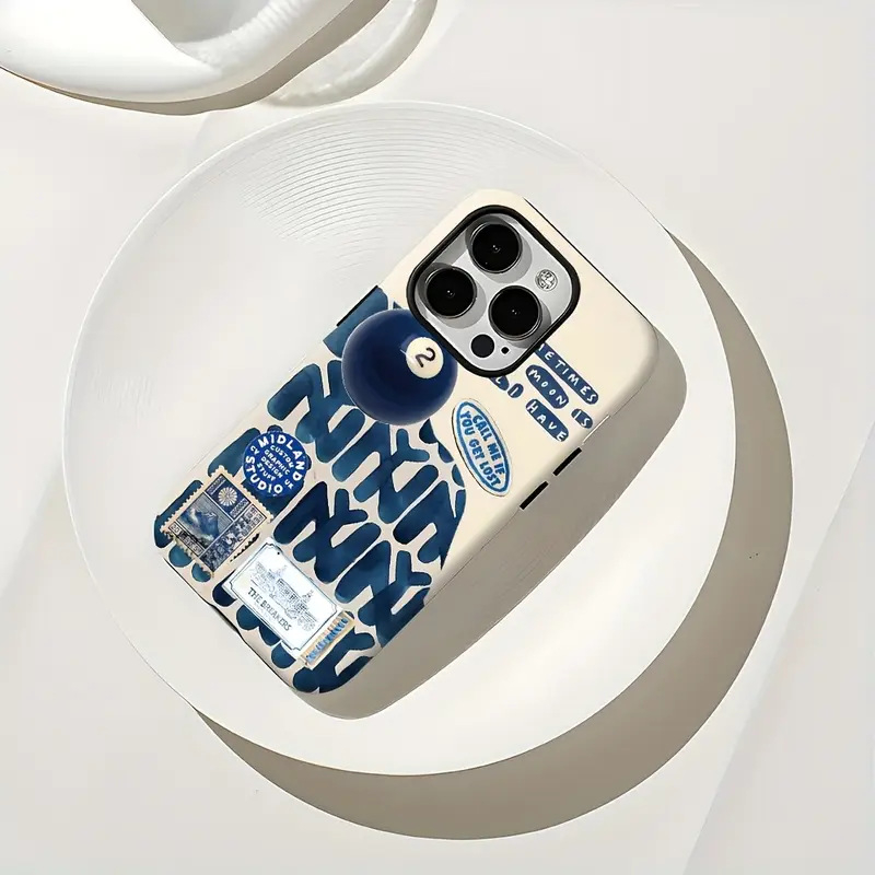 iPhone 11–14 Pro/Max dėklas su dviejų sluoksnių plėvele, šilumos perdavimo spausdinimas, atsparus smūgiams, įbrėžimams ir kritimams