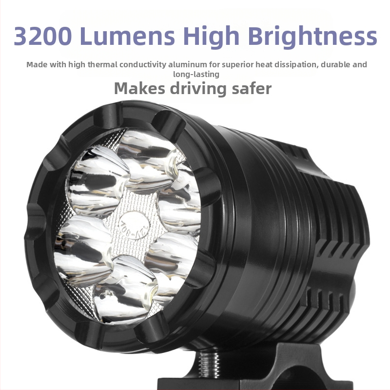 LED фар за мотоциклет, 30W, 12-80V вход, 3000-3500 lm, модел XCD-1066