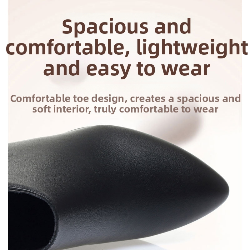 Dámske krátke čižmy z mikrovlákna, korejský štýl, špičatý nos, 3–5 cm vysoký hrubý podpätok, bočný zips, podšívka s umelou kožušinou