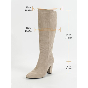 Moteriški satino Chelsea batų virš kelio (medžiaga: satinas; aukštis: virš kelio; stilius: Chelsea)