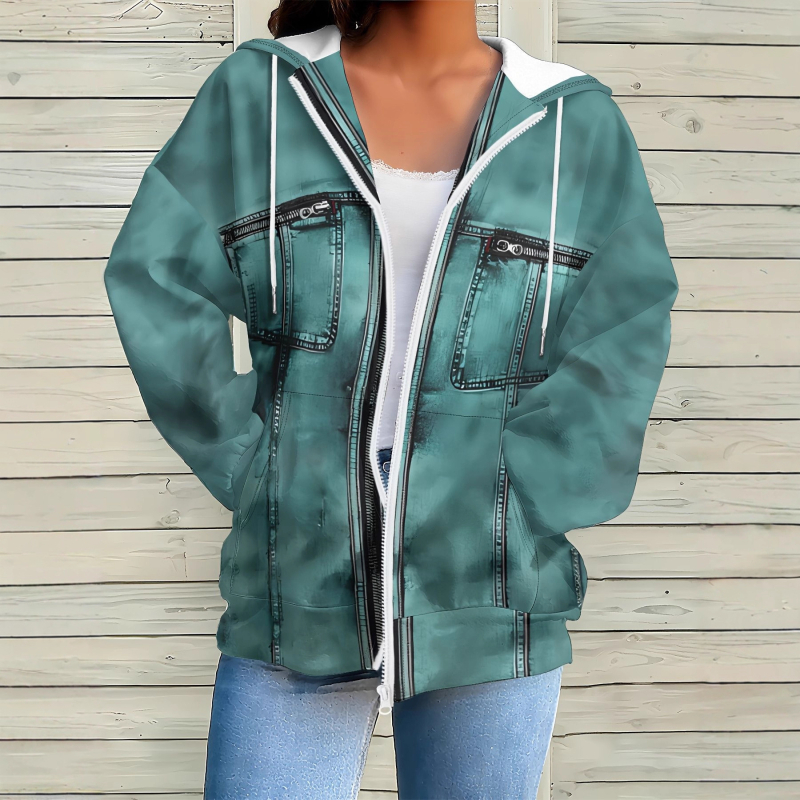 Kardigan stilā džemperis ar 3D rakstu, brīvs piegriezums, garas piedurknes, apaļš kakls