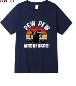 Vyriski marškinėliai su 3D karikatūros spauda, kvėpuojantis poliesteris 91–95%, trumpomis rankovėmis, apvalus kaklas, lengvas