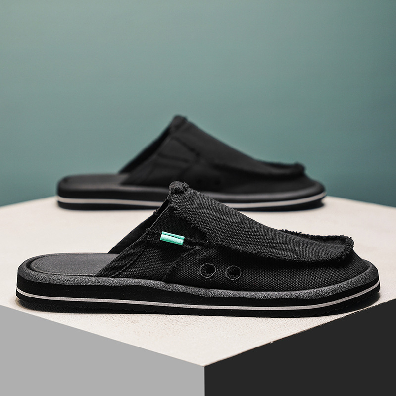 Vīriešu Slip-On auduma kurpes – elpojošas, vieglas, neslīdošas, zemā augšdaļa, EVA zole