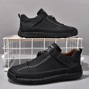 Vīriešu Martens zābaki, PU augšējā materiāla, gumijas zole, apaļš purngals, zems papēdis (1–3 cm)