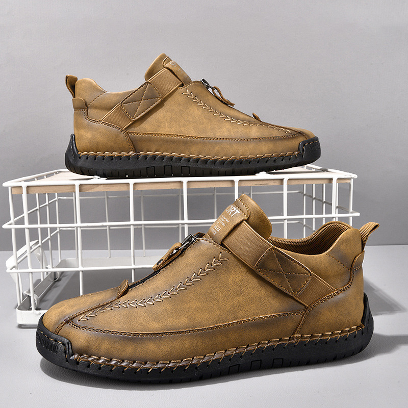 Vīriešu Martens zābaki, PU augšējā materiāla, gumijas zole, apaļš purngals, zems papēdis (1–3 cm)