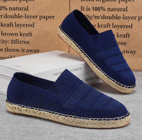 Muški loaferi — plitki otvor, sintetička koža, okrugli vrh, niska peta, srednje visina gornjeg dijela