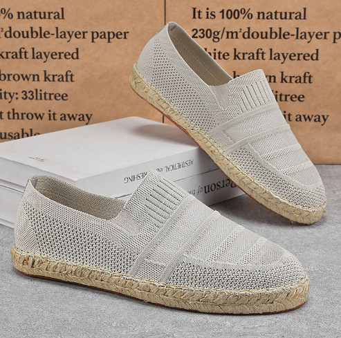 Muški loaferi — plitki otvor, sintetička koža, okrugli vrh, niska peta, srednje visina gornjeg dijela