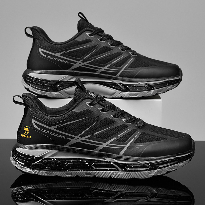 Āra ikdienas sporta apavi – elpojoši, viegli, pretslīdoši; augšdaļa no tīkla, zole MD, šņorēšana, apaļš purns, vidēja papēža augstums