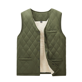 Vīriešu kapucēta bez piedurknēm veste ar stāvošu apkakli, Corduroy ārējais audums, galvenais materiāls vilna, pildījums kokvilna, odaine lina, sānu kabatas