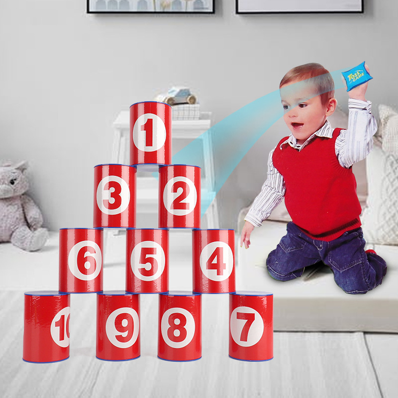 Bērnu smilšu maisiņu metiena spēle - plastmasas konstrukcija, metšana, smilšu maisiņu klase, attīsta satvērienu un roku-acu koordināciju, vecums 4-6 gadi