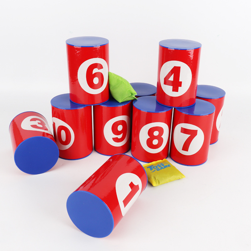 Bērnu smilšu maisiņu metiena spēle - plastmasas konstrukcija, metšana, smilšu maisiņu klase, attīsta satvērienu un roku-acu koordināciju, vecums 4-6 gadi