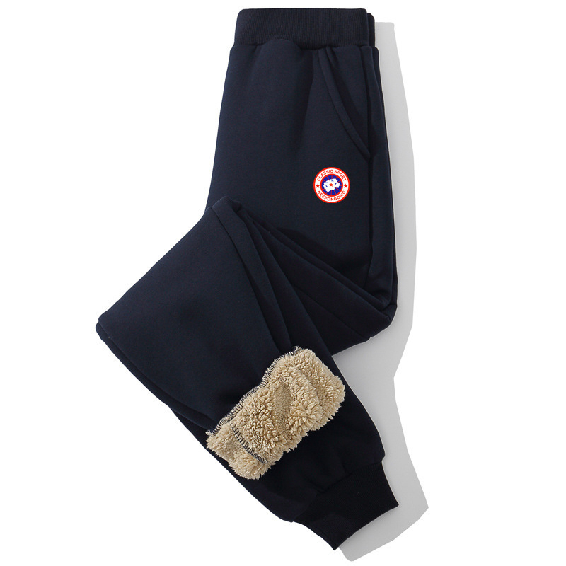 Dječje sportske hlače – prugaste, pamuk-kašmir smjesa (35,5% kašmir), srednji elastični pojas, zimska toplina