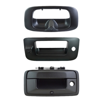 Chevrolet Silverado/Sierra hátsó fogantyúhoz illeszkedő kamera - 1080p, 170° látószög, 12V, HY-80172021, ház műanyag+fém, CVBS/AHD