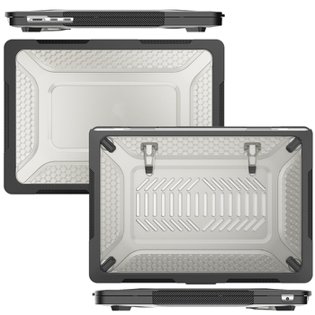 Apsauginė dėklas MacBook Air 15.3, M2 A2941, PC+TPU, kubelinė aušinimas (PC+TPU, M2 A2941, kubelinė aušinimas)